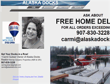 Tablet Screenshot of alaskadocks.com